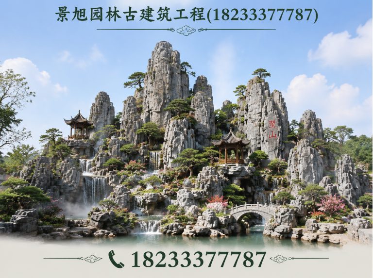 博野县保定园林古建展示图