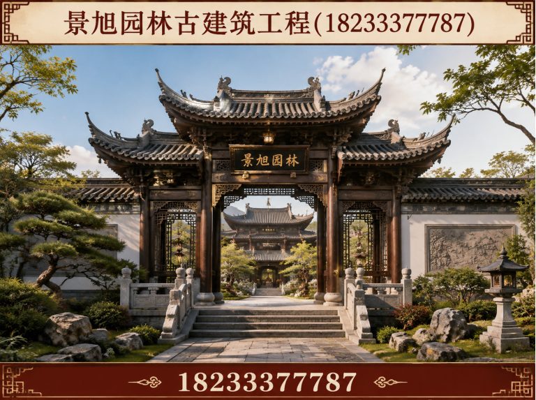 博野县景旭园林古建筑工程展示图